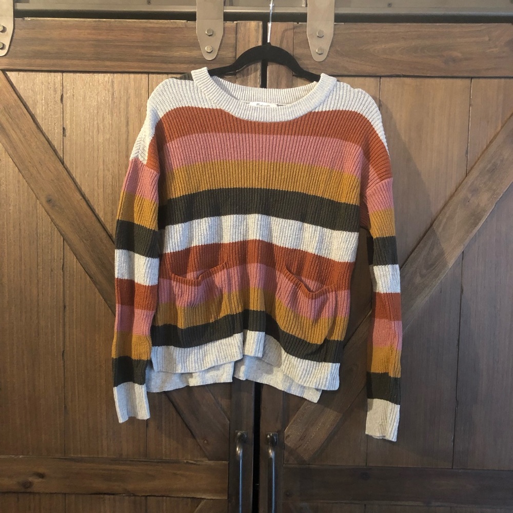 Madewell Stripe Sweater Size M